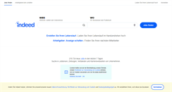 Desktop Screenshot of de.indeed.com